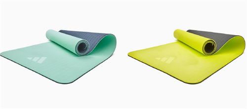 Adidas dobbeltsidig 6 mm yogamatte - 6 mm - Flere Farger